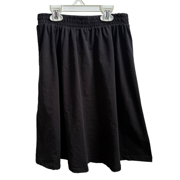 4/$25 Kidichic Girls Black Flowy Knee Length Skirt Size 12 - Picture 1 of 7